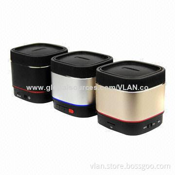 Bluetooth Speaker, Version 2.1+EDR, Distortion: <1%, SNR>90db, Built-in Li-Polymer, 500mAh power